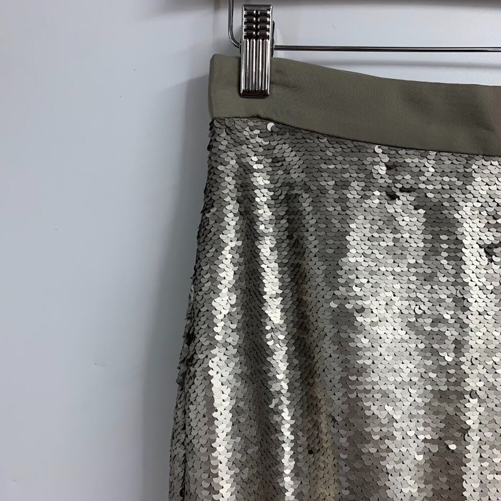 Banana Republic Women's Sequin Knee Length Pencil Skirt SIze 0 NWT - Picture 3 of 13